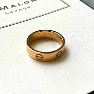 Cartier LOVE Ring Size 7/55 rose gold